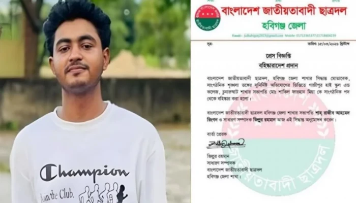 মুরগির গাড়ি থেকে মুরগি ছিনতাইয়ের অভিযোগে ছাত্রদল নেতা বহিষ্কার