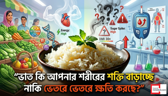 বাঙালির পাতে অমৃত নাকি বিষ? ভাতের পুষ্টিগুণ ও স্বাস্থ্যঝুঁকি নিয়ে বিশেষ প্রতিবেদন